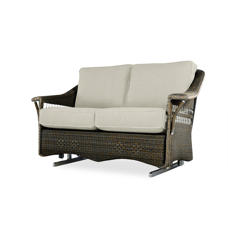 Nantucket Outdoor 2 - Seat Loveseat, Mink, Bamboo Bay Sky