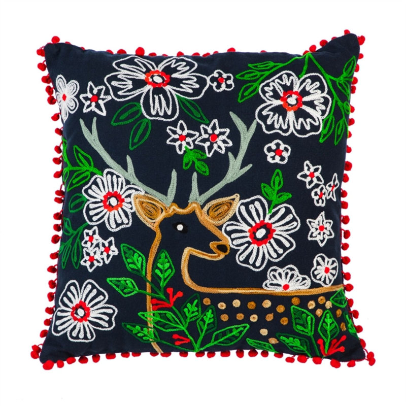 Jeté carré Reindeer