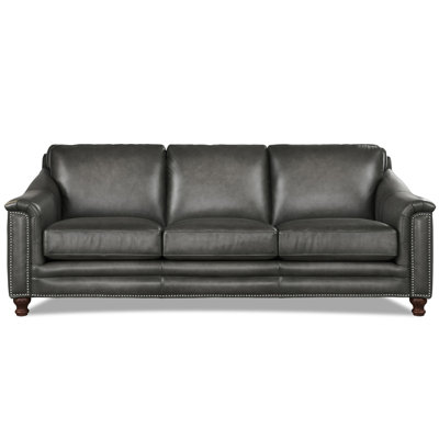 Alpert 91.5'' Leather Sofa