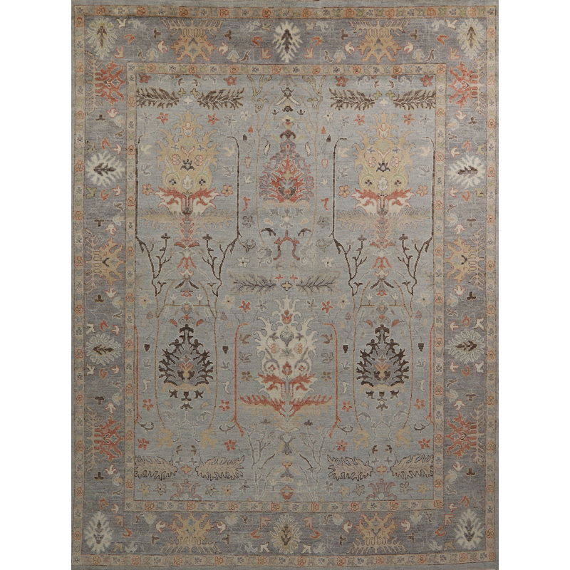 Vegetable Dye Oushak Turkish Area Rug 8x10