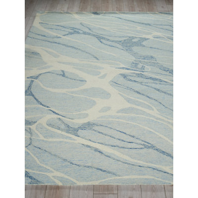 Rio hand-tufted New Zealand Wool Beige/Ivory Area Rug