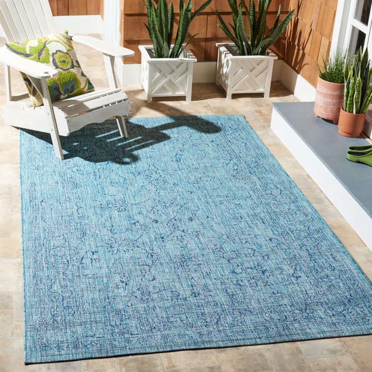 Courtyard Performance Oriental Indoor/Outdoor Area Rug