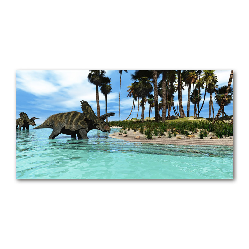 Dinosaurs - Wrapped Canvas Print