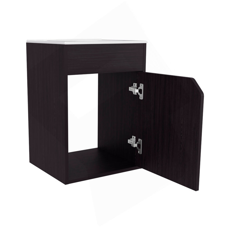 Lavabo pour salle de bain Hudson, noir, Noir