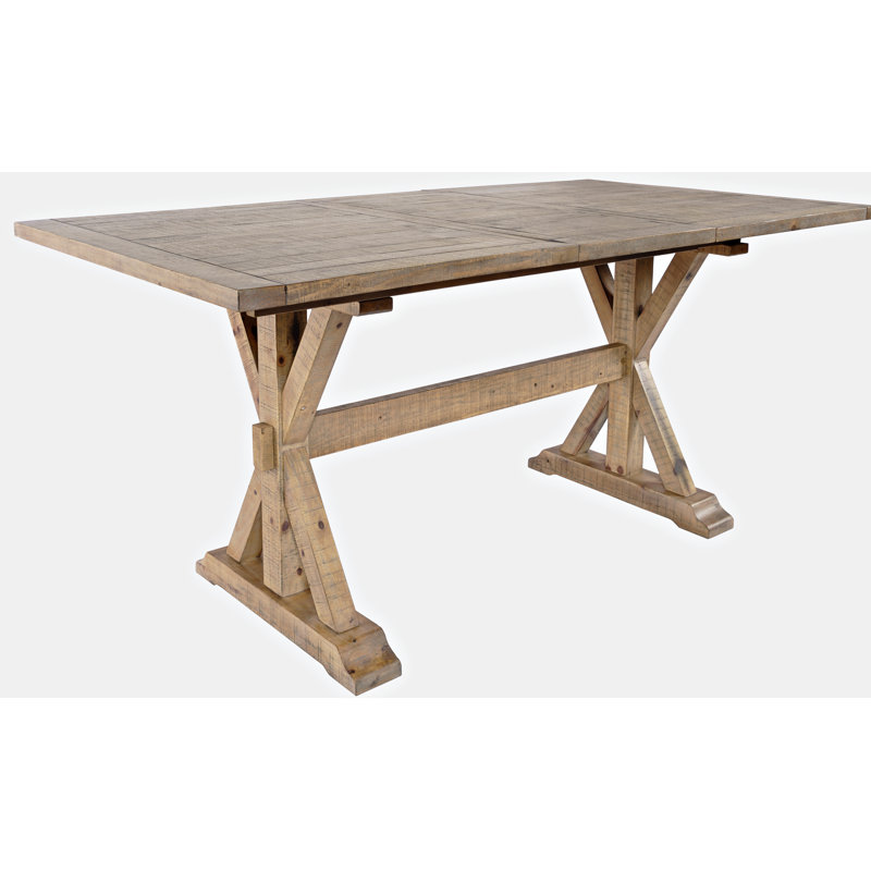 Averie Extendable Pine Solid Wood Dining Table