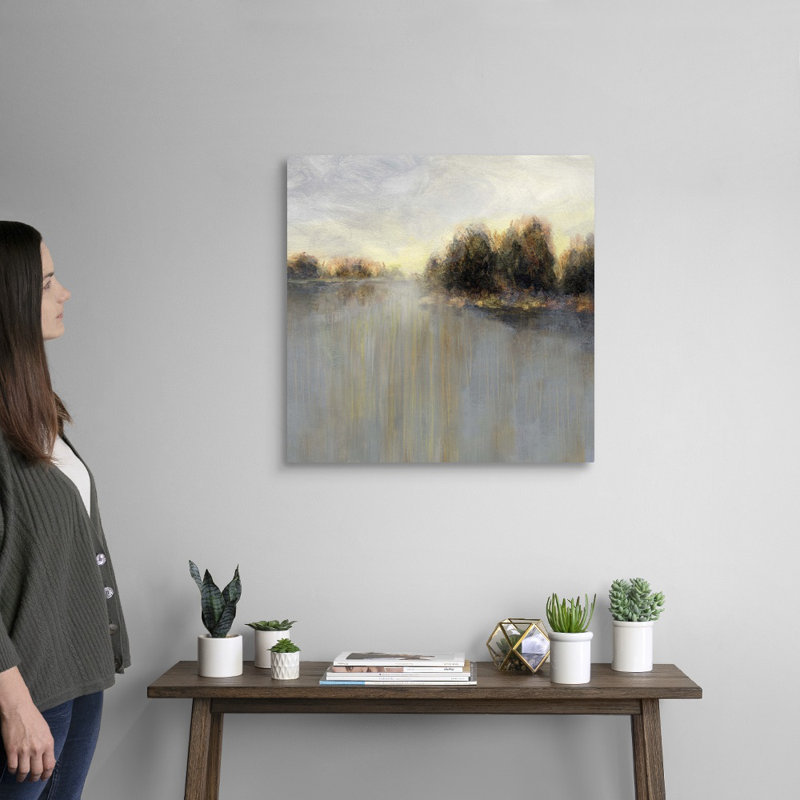 Rainy Sunset II - reproduction d'art sur toile, Toile tendue, H 24 po x l 24 po x P 1,25 po