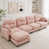 Rose + 4 sièges + 1 fauteuil