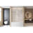 Single Sliding Shower Door Of American Design For Bathroom Usage, 56 - 60 "w X 60" H, 6mm Clear Tempered Glass, Film Coating, Stainless Steel Square Tube Track And Ergonomic Handle In Brushed Nickel,