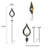 Copper Solar Powered Integrated LED Pathway Light
