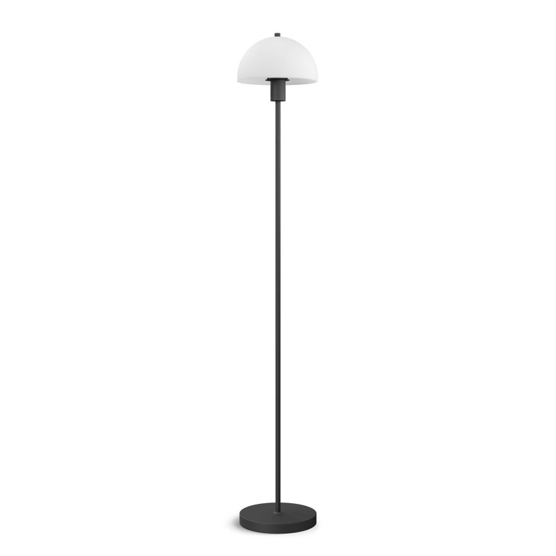 Vienda 125cm Traditional Floor Lamp, Black