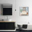 Lavabo pour salle de bain «Unwind and Refresh», estampe numérique, design par Cat Thurman Designs-496439453-496439455