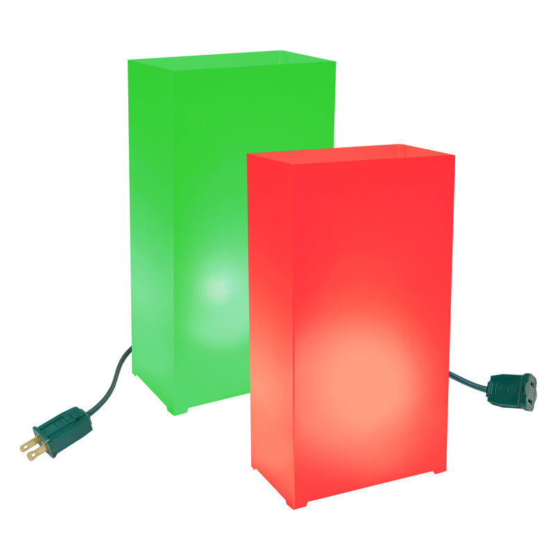 Electric Luminaria Kit, Red/Green