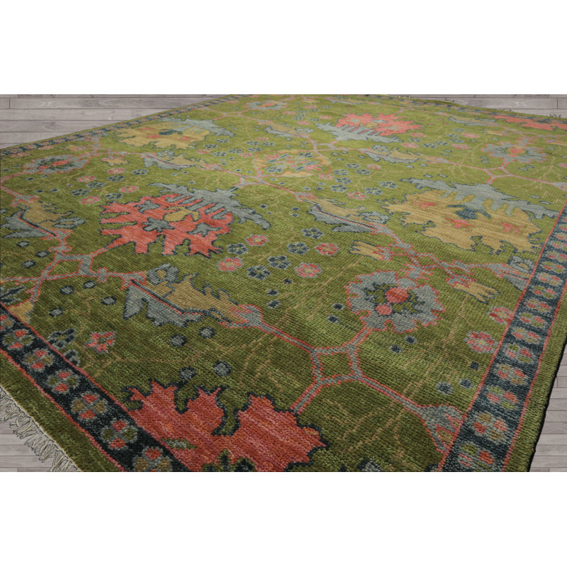 Tapis traditionnel turc Oushak, Rectangulaire 8 pi x 10 pi