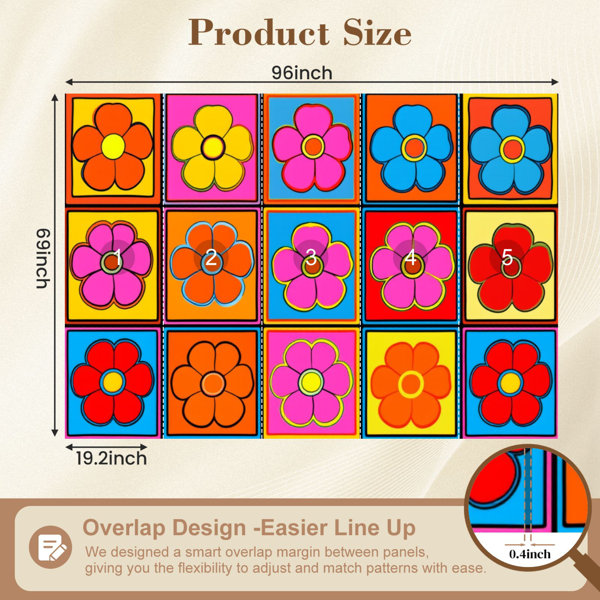 Red Barrel Studio Peel and Stick Wallpaper 96" W x 69" H Modern Self ...