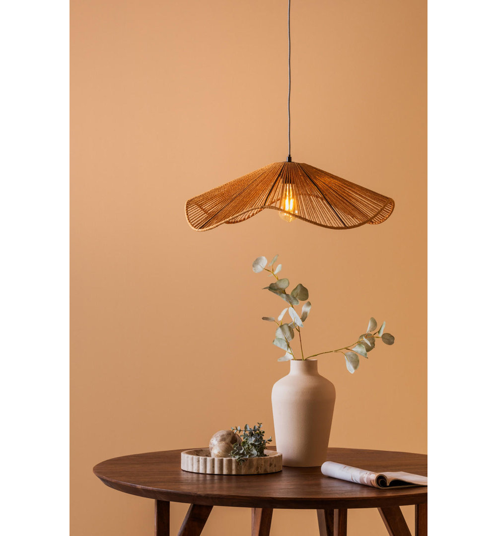 1 - Light Natural Chandelier Pendant