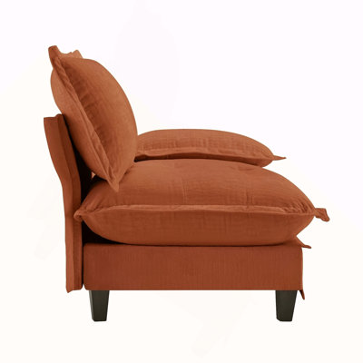 73 RSF Sofa Chenille- Light Brown