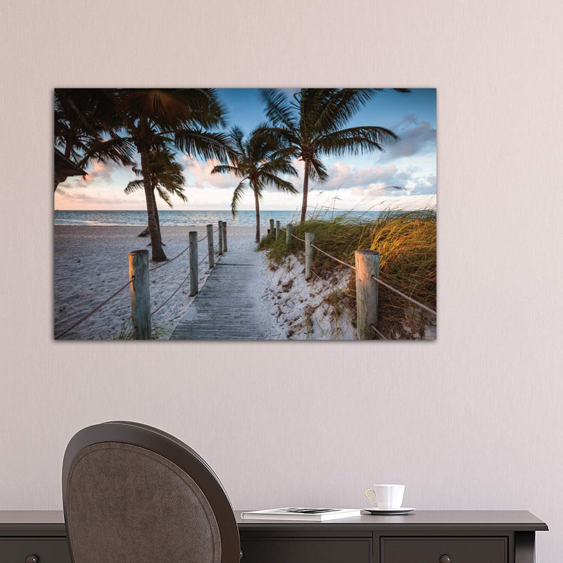 Beach Sunrise, Key West I by Matteo Colombo - Wrapped Canvas Print, 101.6 cm H x 66.04 cm W x 1.91 cm D