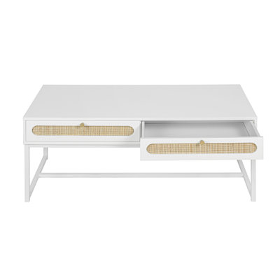 Table basse à tréteaux avec rangement Lefever