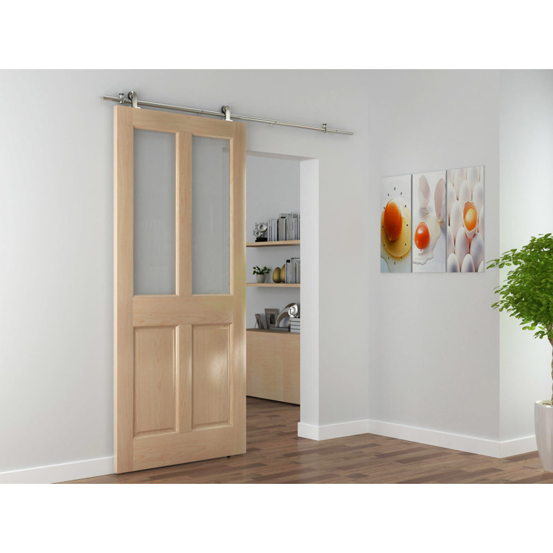 Industrial Standard Single Barn Door Hardware Kit