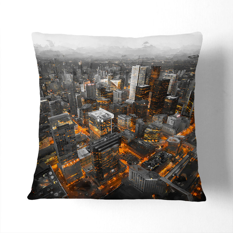 Square Throw Cushion, White, 40cm H x 40cm W x 15cm D