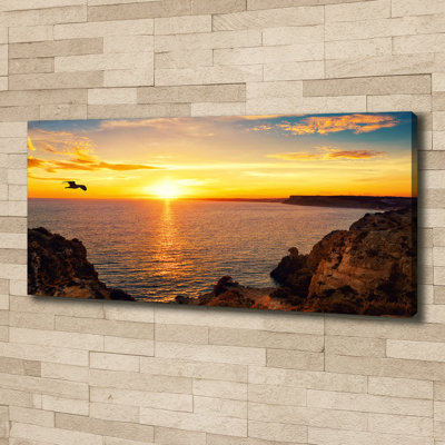Sunset Sea - Wrapped Canvas Print