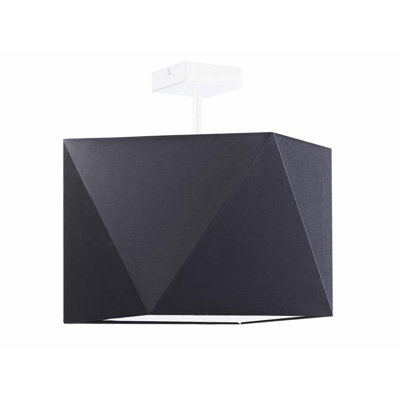Demarian Fabric Semi Flush Mount