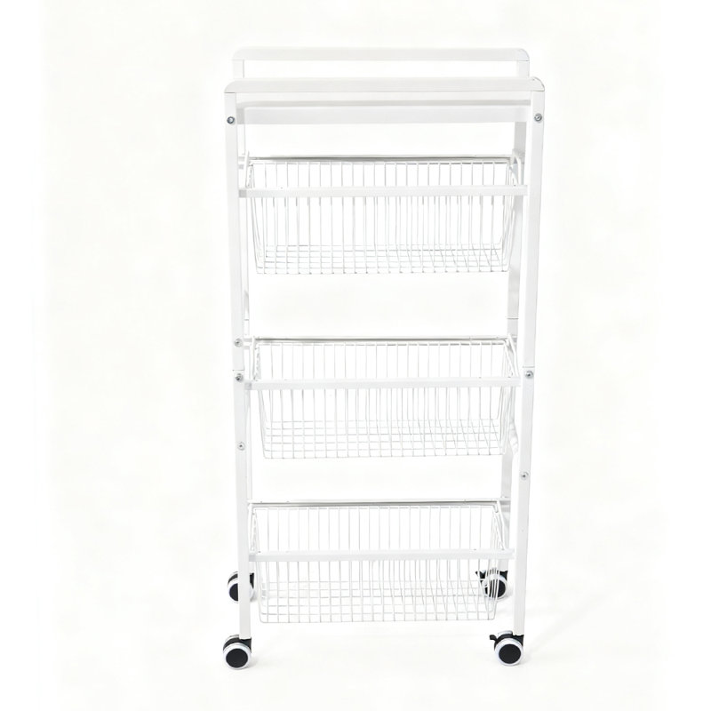 Under Sink Organiser 85.5"40.5"21.5" Under Sink Organiser, White