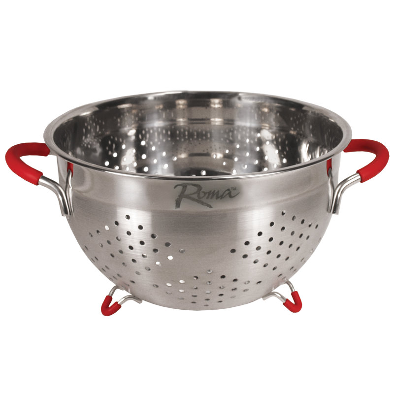Weston Stainless Steel Colander, 5.5 Quarts