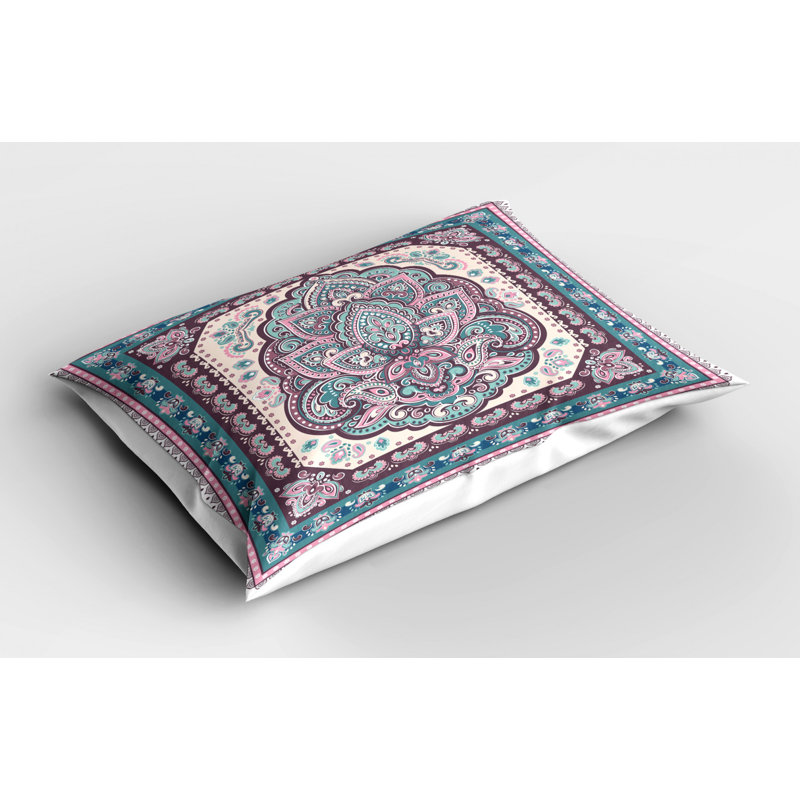 Manly Polyester Paisley Sham Set, Twin