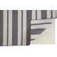 Perci Abstract Handmade Flatweave Area Rug in Noir Black