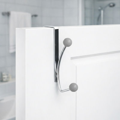 2-Hook Over-the-Door Towel Hook