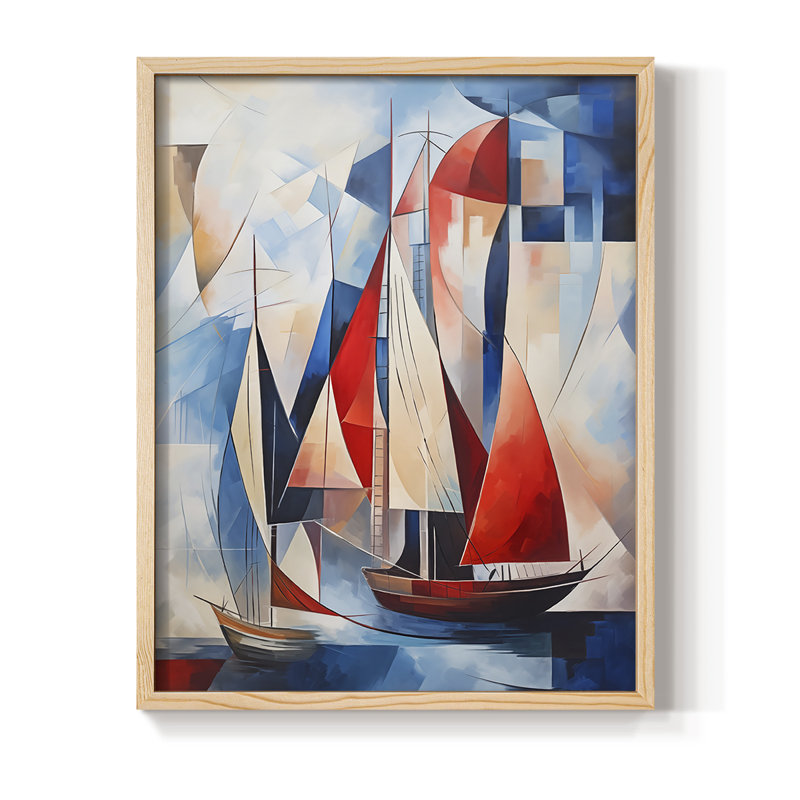 "NAUTICAL Series CDXIX", H 21 po x l 17 po, Naturel
