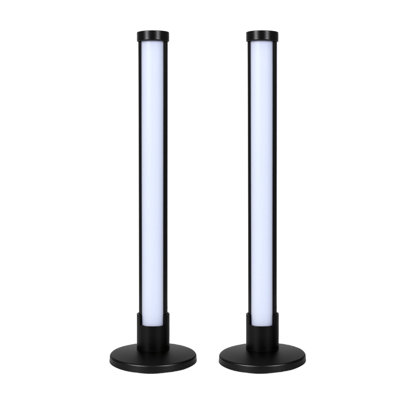32cm Polished LED Column Floor Lamp