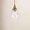 Hoye Single Light Glass Dimmable Pendant