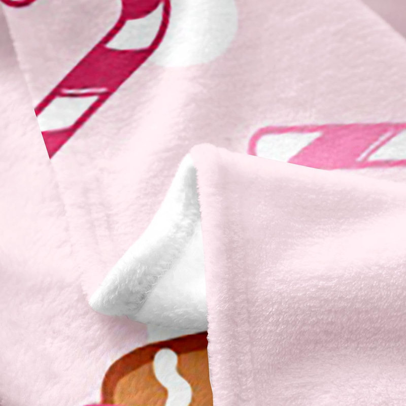 Mignon lit de flanelle en peluche simple en peluche, 60 x 80 po