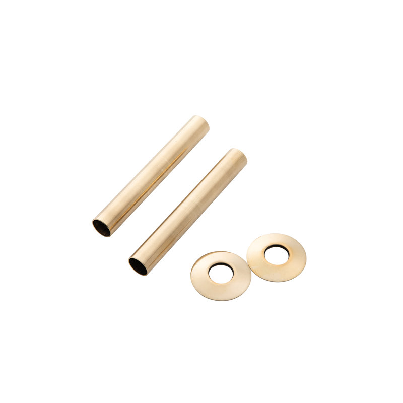 Luxury Pipe Shrouds & Collars Black Nickel 130Mm, Brass