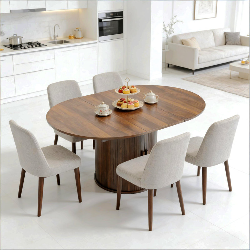 Table de vœux élégante, table de salle à manger extensible, table de bureau unique (table seulement)