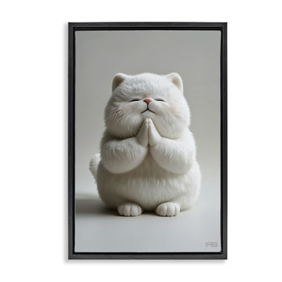 «Fluffy Praying Cat» par Roozbeh Bahramali