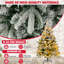 4.46' H Lighted Artificial Christmas Tree