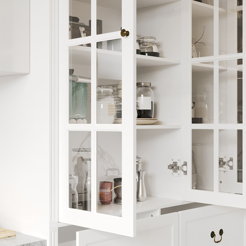 Christene 78.7'' Kitchen Pantry, White
