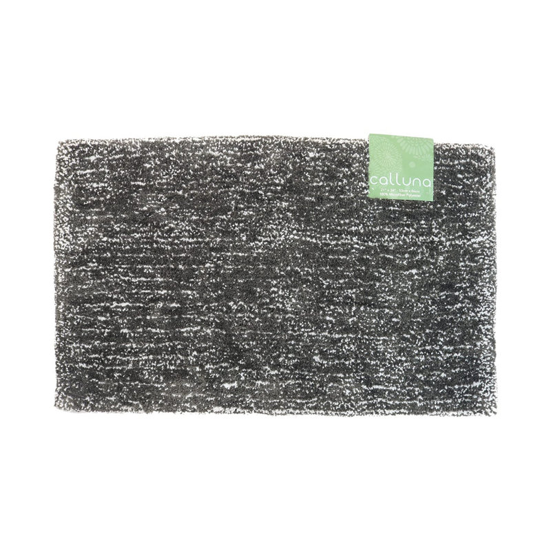 Non-Slip Bath Rug, Gray
