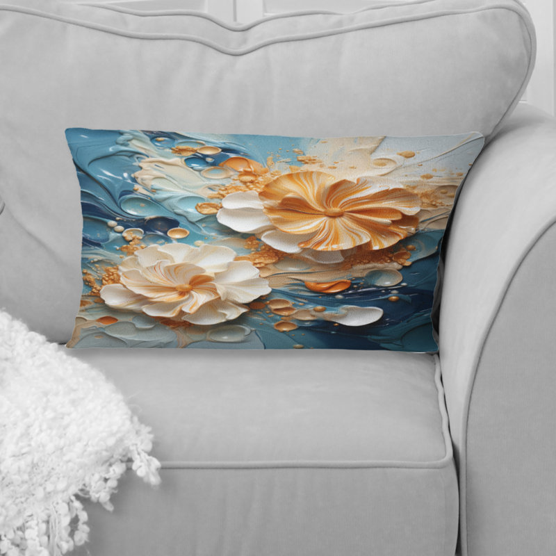 Coussin Whirling Embrace - Abstract Spirals