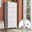 Annyka 5 Drawer Steel Dresser, White-1822004397