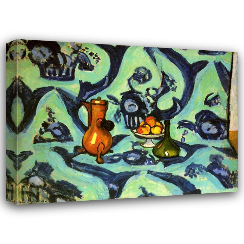Nature morte avec une nappe, H 18 po x l 24 po