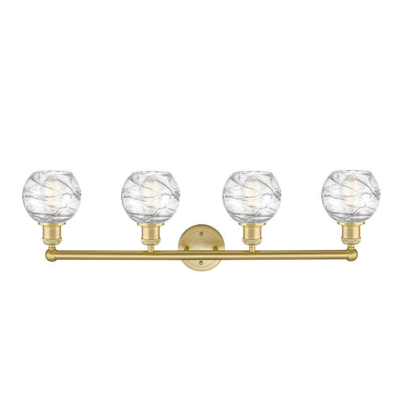 Éclairage pour meuble-lavabo 4 lumières 33 po Cambria, Or satiné