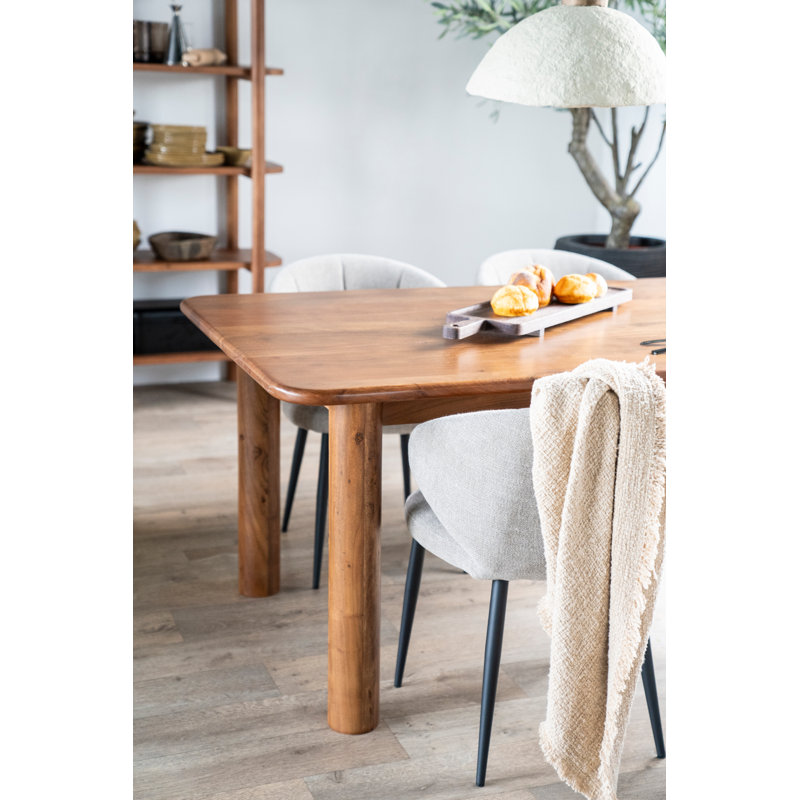 Julian Solid Wood Dining Table, 39" W x 67" L