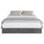 Structure de lit, structure de lit plateforme moderne en bois cannelé, conception à profil bas sans tête de lit, plateforme de matelas encastrée, support de lattes en bois silencieux pour la chambre à coucher-1258881590-1258881593