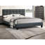 Lit très grand californien moderne avec tête de lit capitonnée en polyfibre gris anthracite et cadre plateforme pour chambres élégantes-1880310184-1880310187