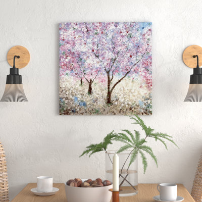 Cherry Blossom Festival II 1 Piece Wrapped Canvas Painting