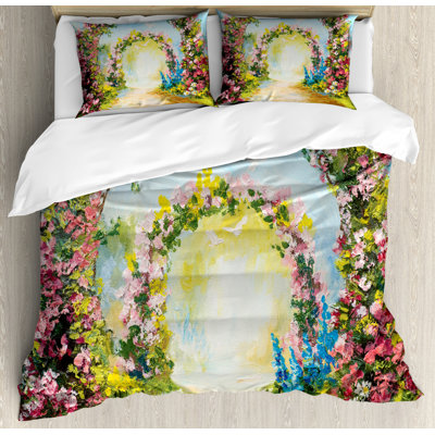 Cottage Americana Floral Duvet Cover